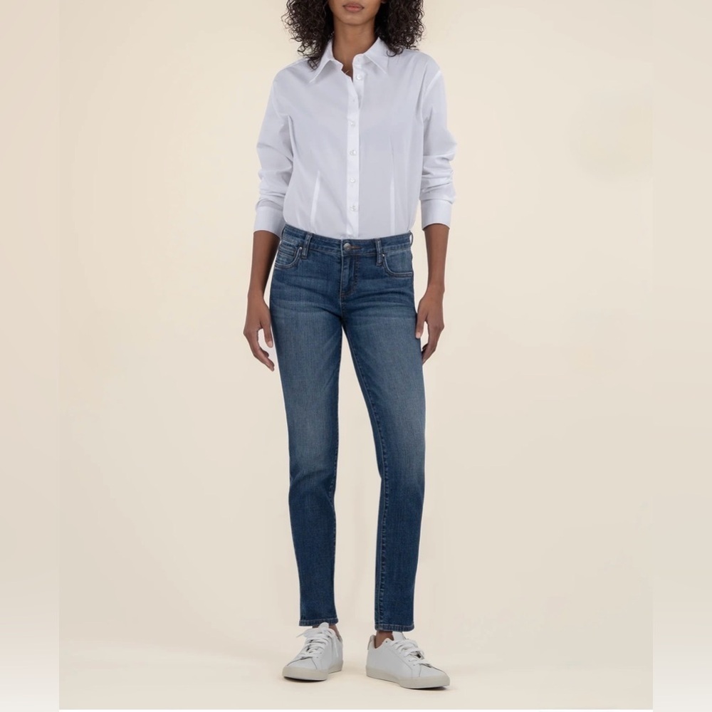 Kut From The Kloth Catherine Mid-Rise Boyfriend Jean- Size 0